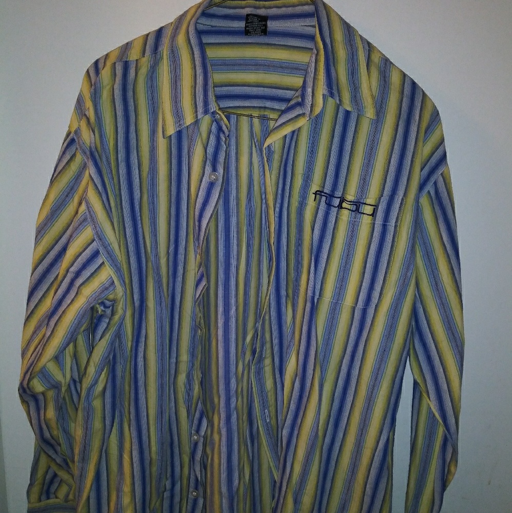 ***2/$12*** Boys Fubu Long Sleeve Button Shirt